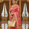 Banaras Soft Semi Silk Beautiful Fancy Saree