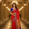 Paithani Handwoven Semi Silk Saree
