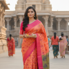 Pochampalli  Semi Silk Saree