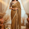 Fancy Soft and Light Weight Jimmy Chu  Work Saree