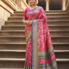 Tussar Silk Printed Saree
