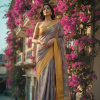 Banaras Soft Semi Crunchy Silk Beautiful Fancy Saree