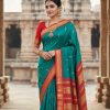 Gadwal Handloom Cotton Silk Saree