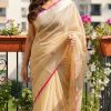 Linen Organza Saree