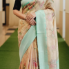 Chanderi Soft Silk Zari Woven with Printed Saree