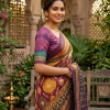 Pochampalli Print Fancy Silk Saree