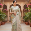 Beautiful Cotton Linen Saree