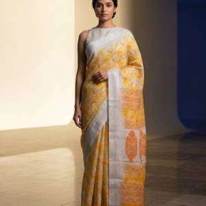 Kota Cotton Beautiful Print Saree